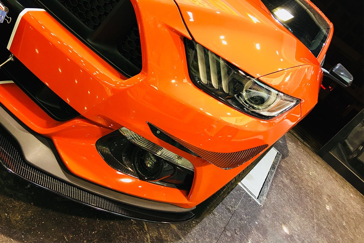 2015-2017 Ford Mustang AR Style Carbon Fiber Canards